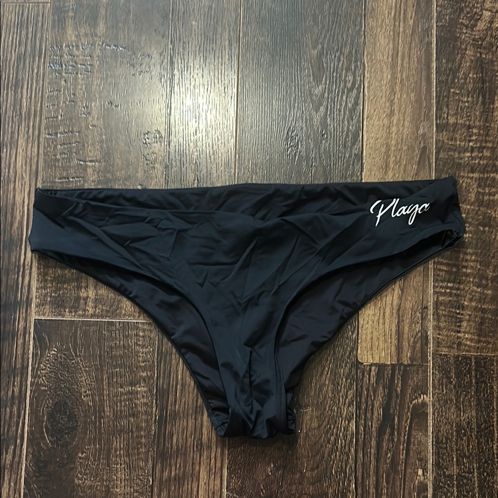 La Vie En Rose Black Bikini Bottom